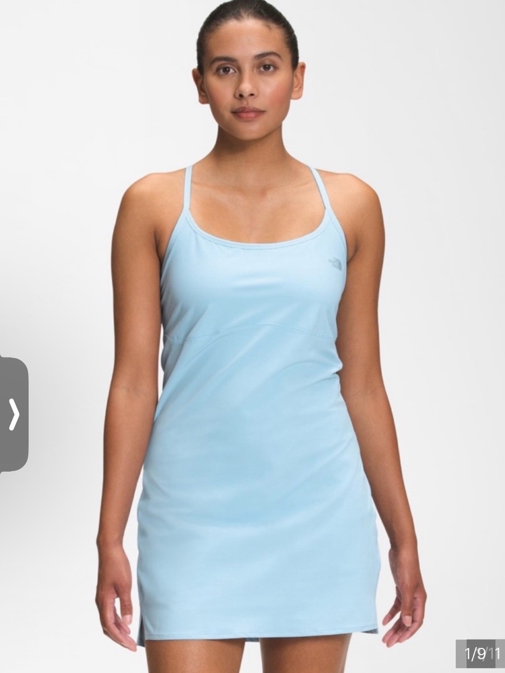 The North Face Arque Dress Black Strappy Performance Dress Large